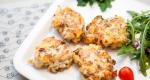 Chicken cutlets with cheese in a pan
