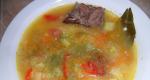 Cooking cabbage soup with meat, step by step recipe