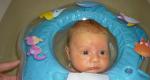 Circle on the neck for bathing newborns benefits and harms