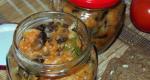 The recipe for hodgepodge with mushrooms for the winter you will lick your fingers